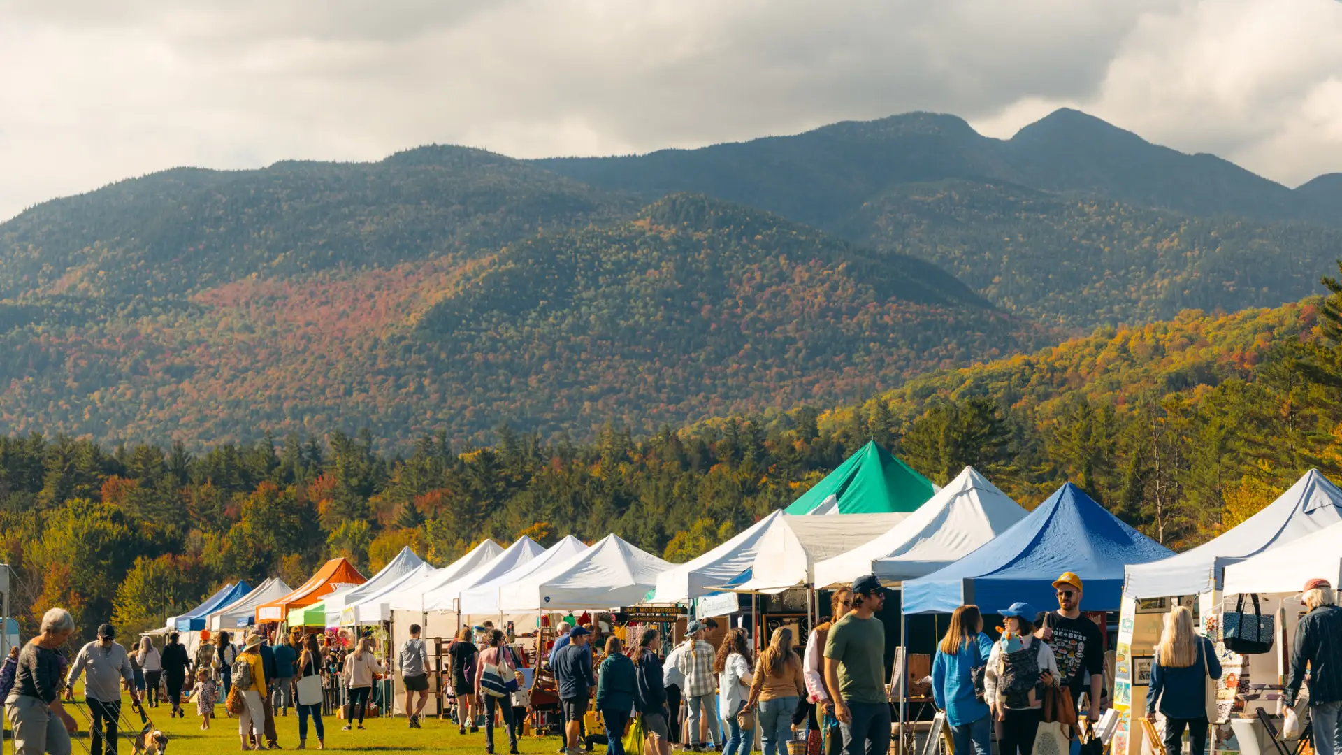 Camping area at bethel woods