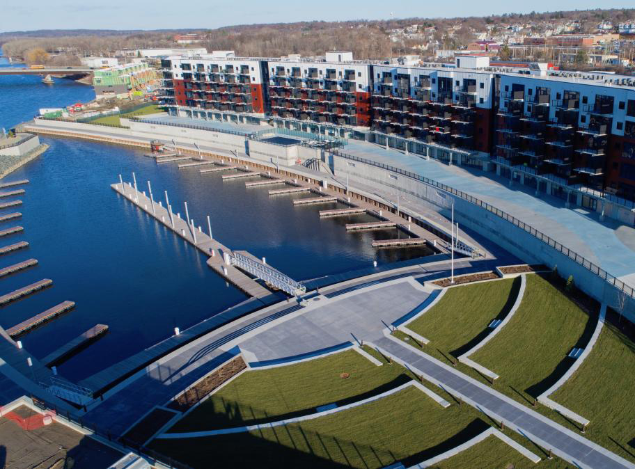 mohawk harbor - aerial