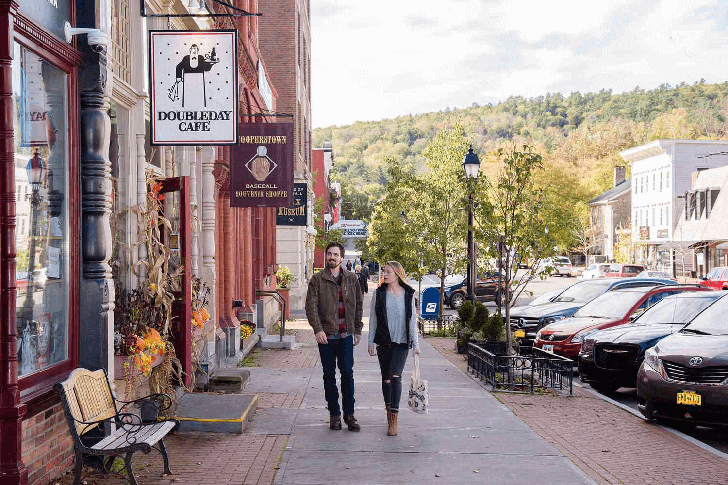 Cooperstown main street shops downtown