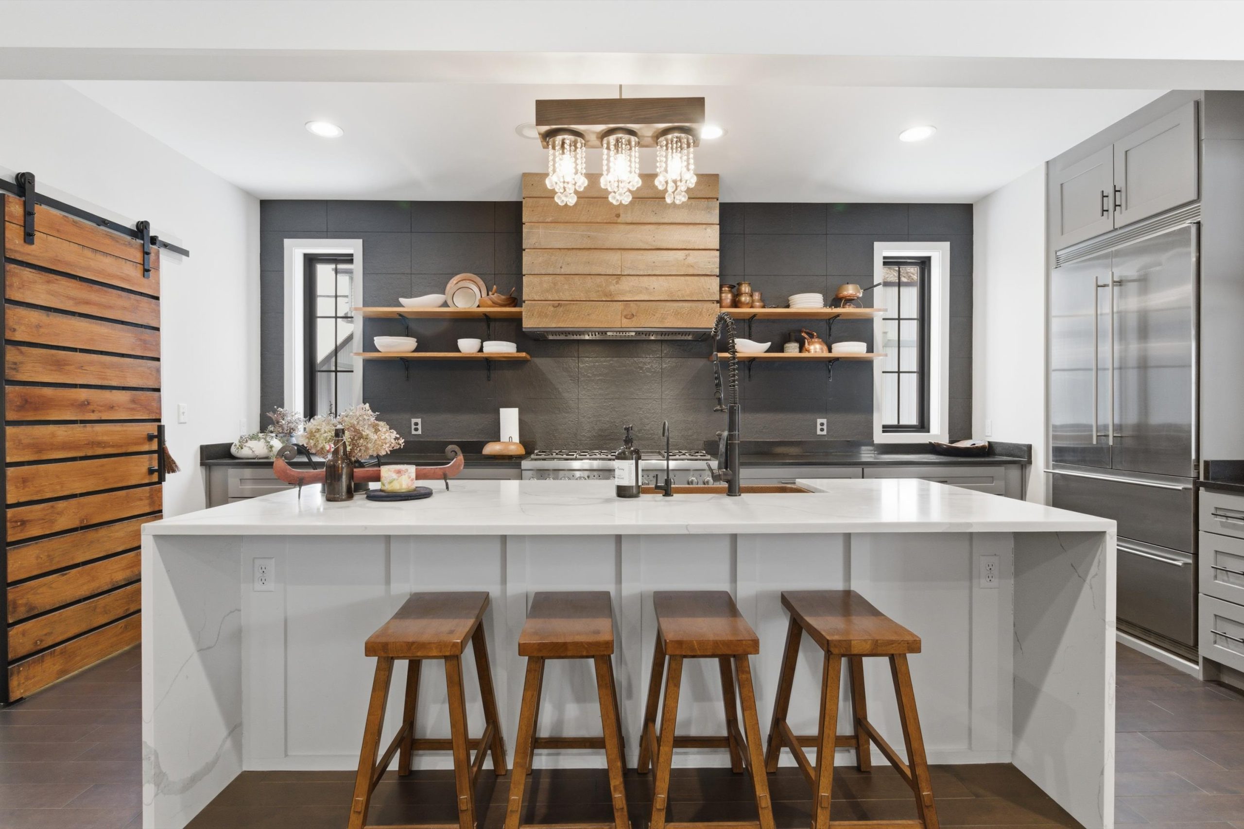 Kitchen of a Saratoga Listing